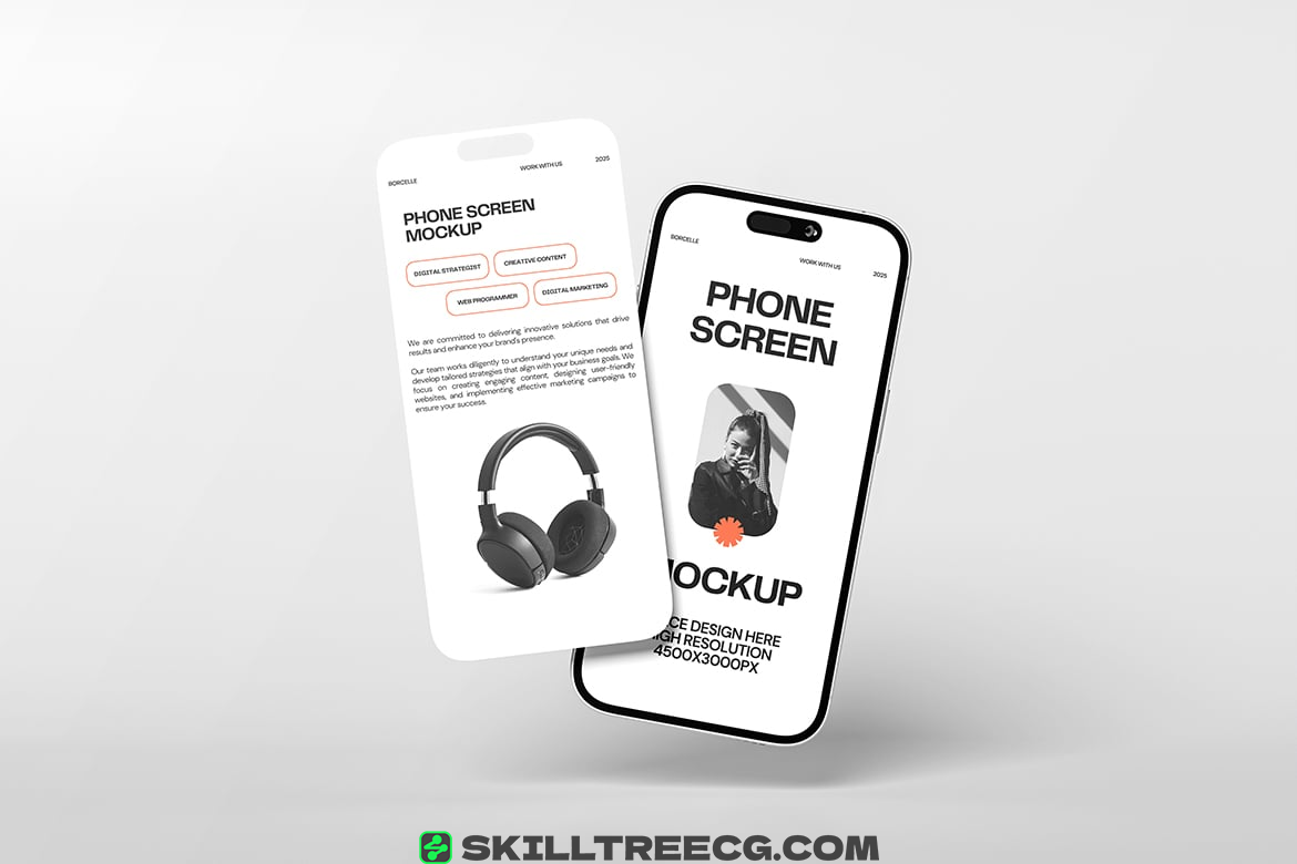 图片[4]-Phone Screen Mockup（491825）-技能树